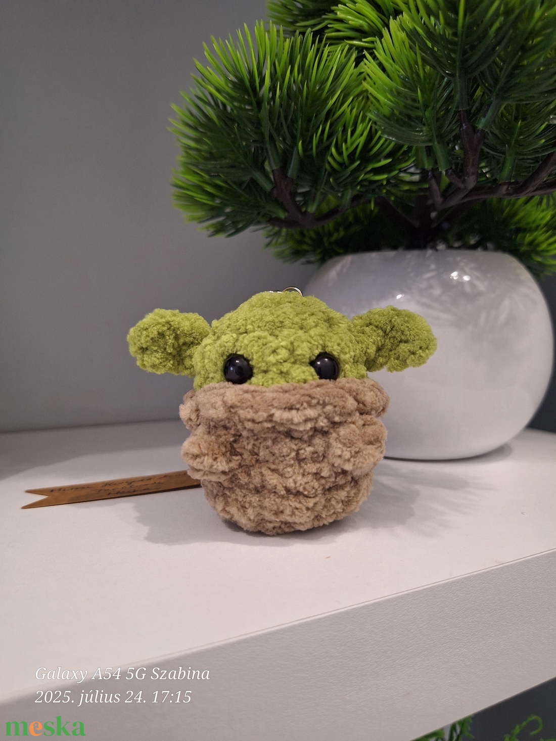 Horgolt Yoda kulcstartó - táska & tok - kulcstartó & táskadísz - táskadísz - Meska.hu Horgolt Yoda kulcstartó - táska & tok - kulcstartó & táskadísz - táskadísz - Meska.hu