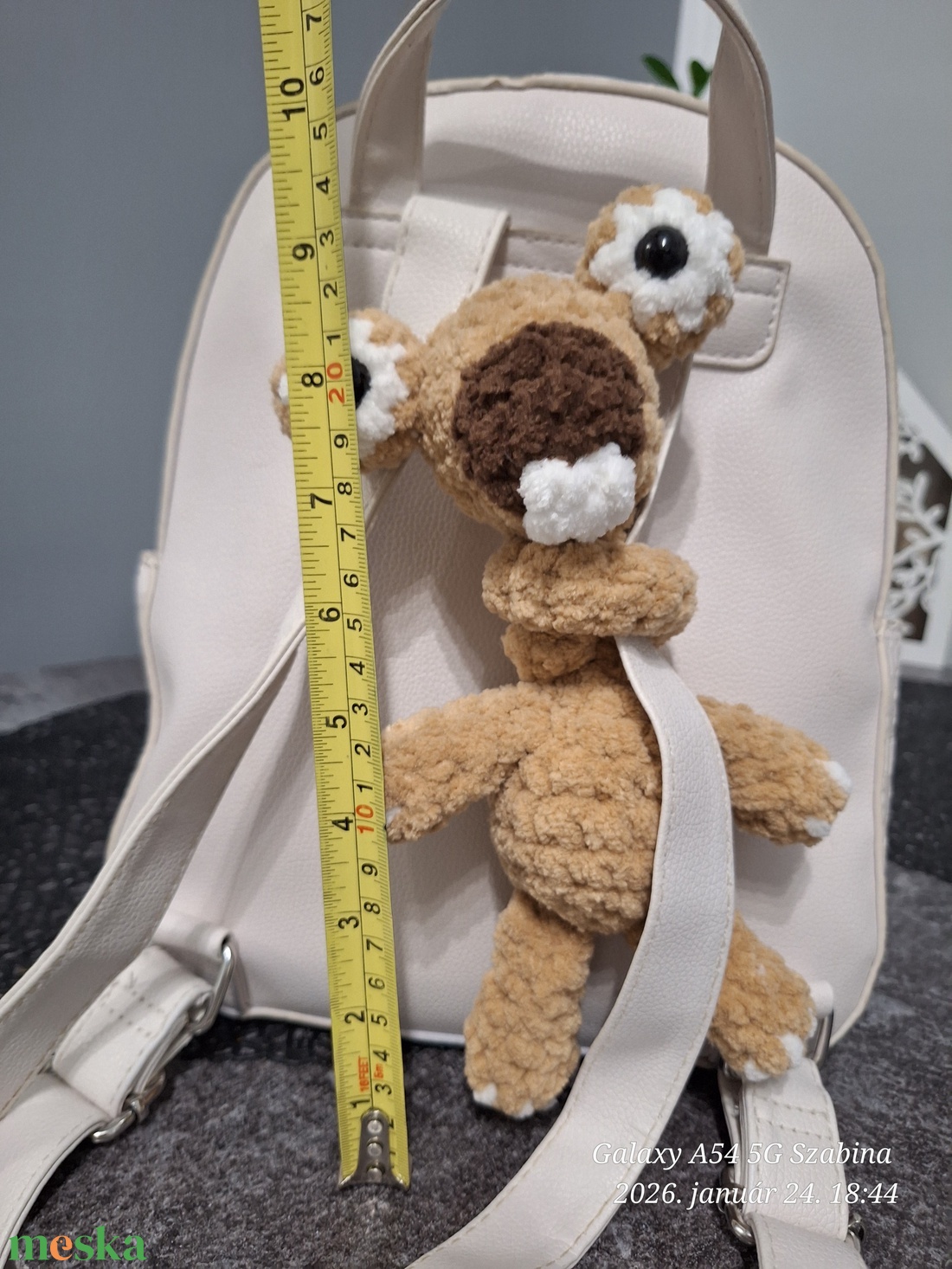 Horgolt Sid táskadísz - táska & tok - kulcstartó & táskadísz - táskadísz - Meska.hu