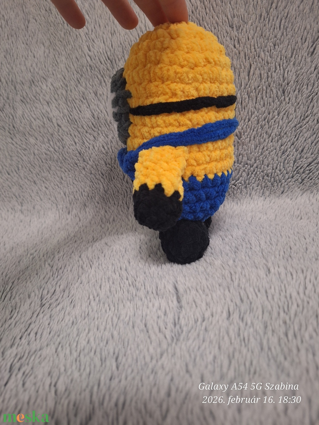 Horgolt Minion/Minyon - játék & sport - plüssállat & játékfigura - más figura - Meska.hu