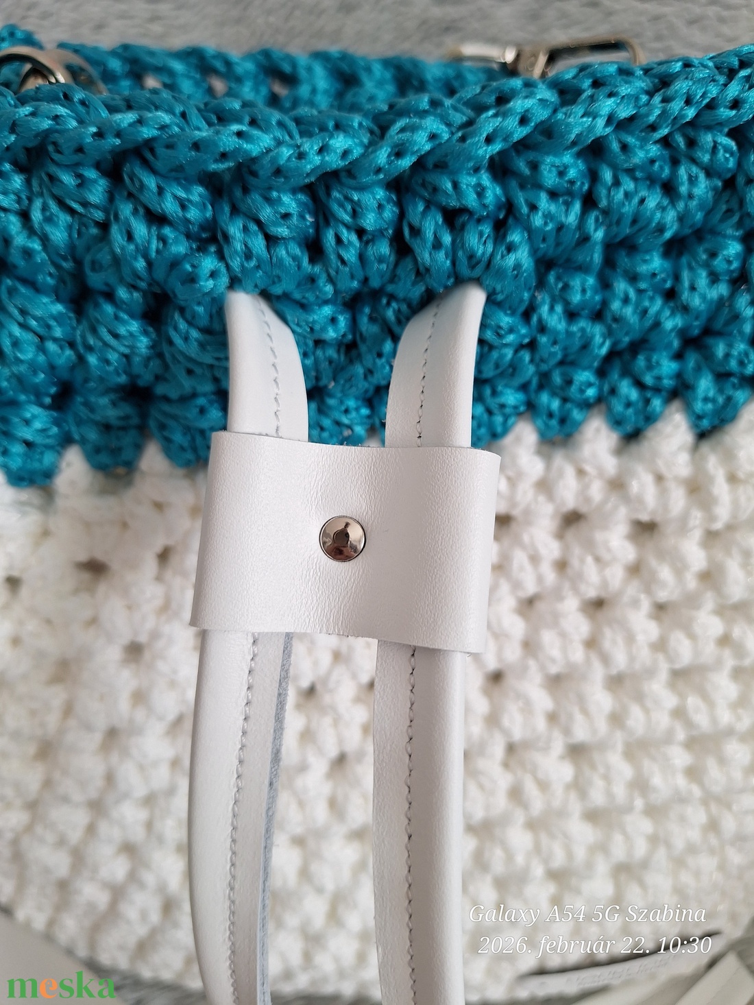 Horgolt táska - táska & tok - kézitáska & válltáska - vállon átvethető táska - Meska.hu