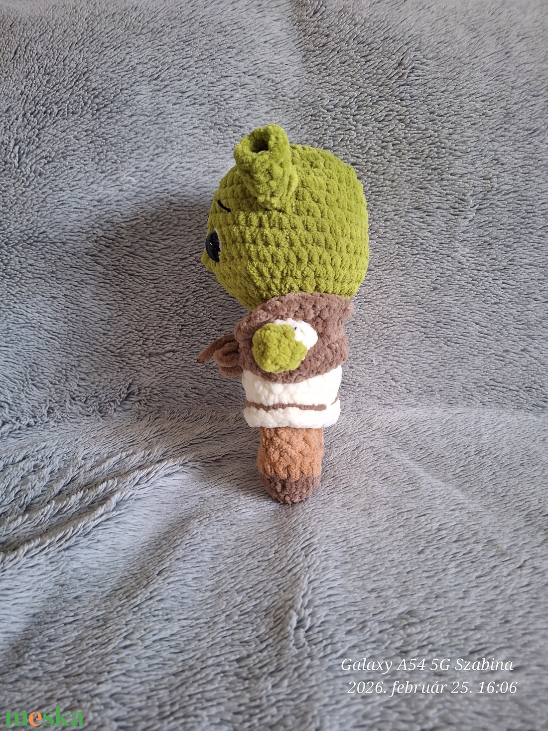 Horgolt Shrek - játék & sport - plüssállat & játékfigura - plüss mesefigurák - Meska.hu