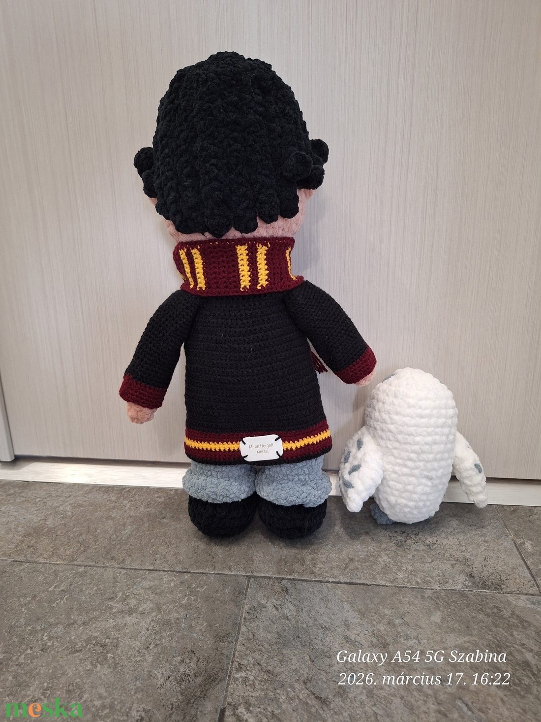 Horgolt Harry Potter és Hedvig - játék & sport - plüssállat & játékfigura - más figura - Meska.hu