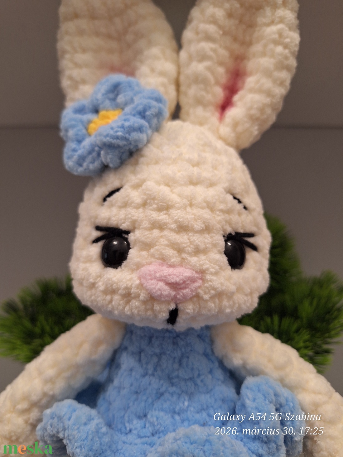 Horgolt Balerina nyuszi - játék & sport - plüssállat & játékfigura - nyuszi - Meska.hu