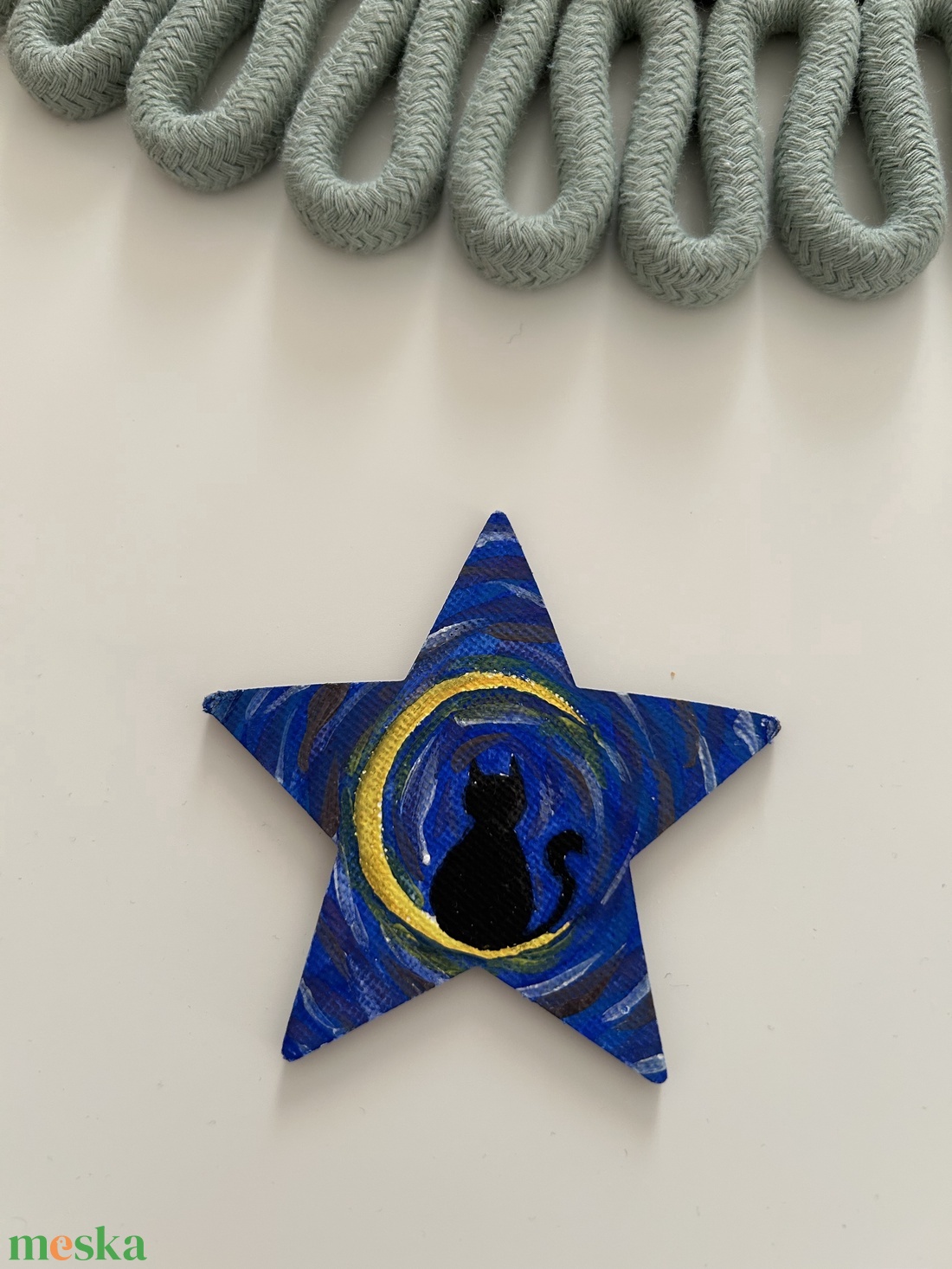 Pasztell mini festmény hűtőmágnes � kézzel festett, natúr vászon - otthon & életmód - konyhafelszerelés, tálalás - konyhai dekoráció - hűtőmágnes - Meska.hu