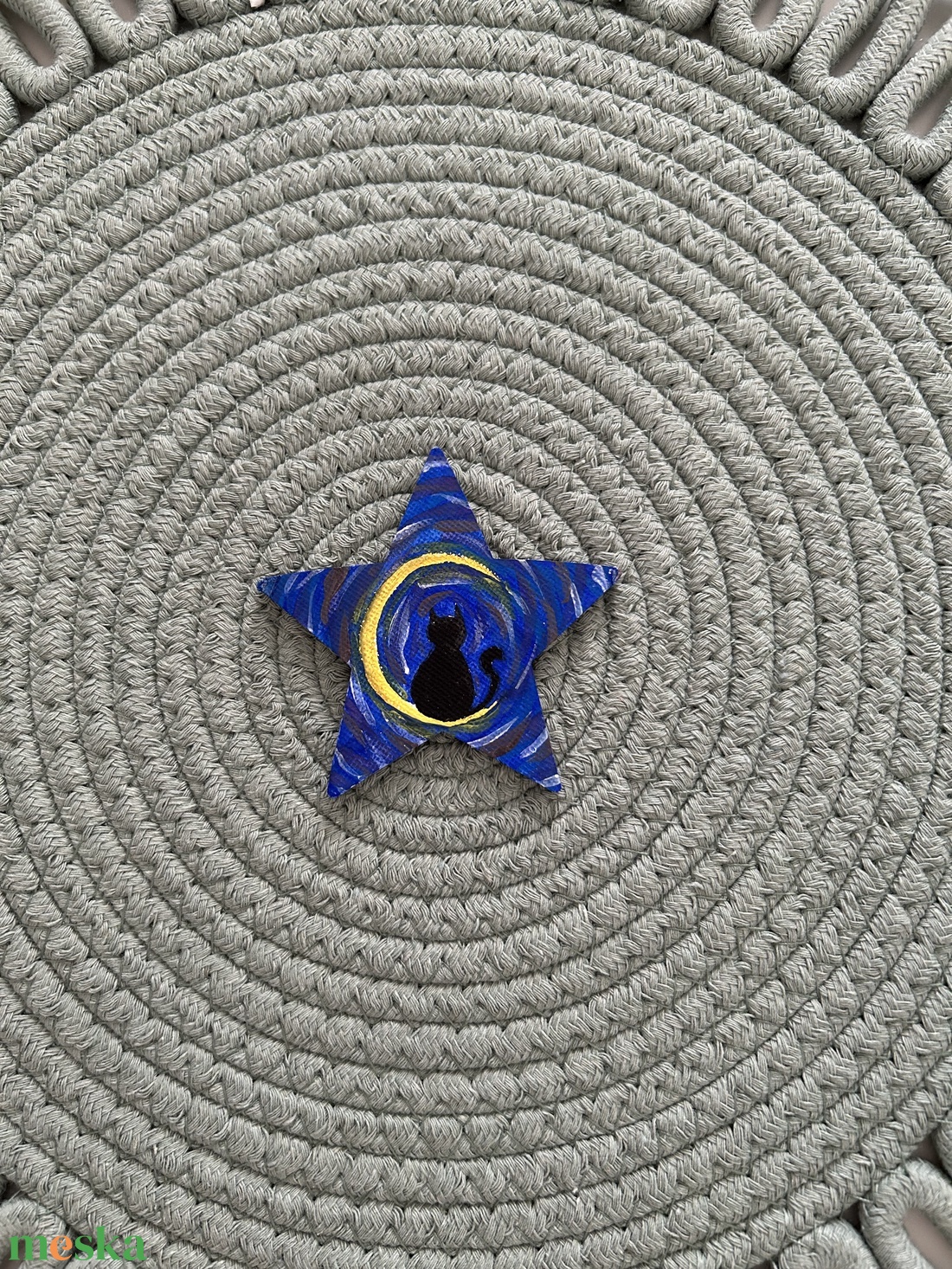 Pasztell mini festmény hűtőmágnes � kézzel festett, natúr vászon - otthon & életmód - konyhafelszerelés, tálalás - konyhai dekoráció - hűtőmágnes - Meska.hu