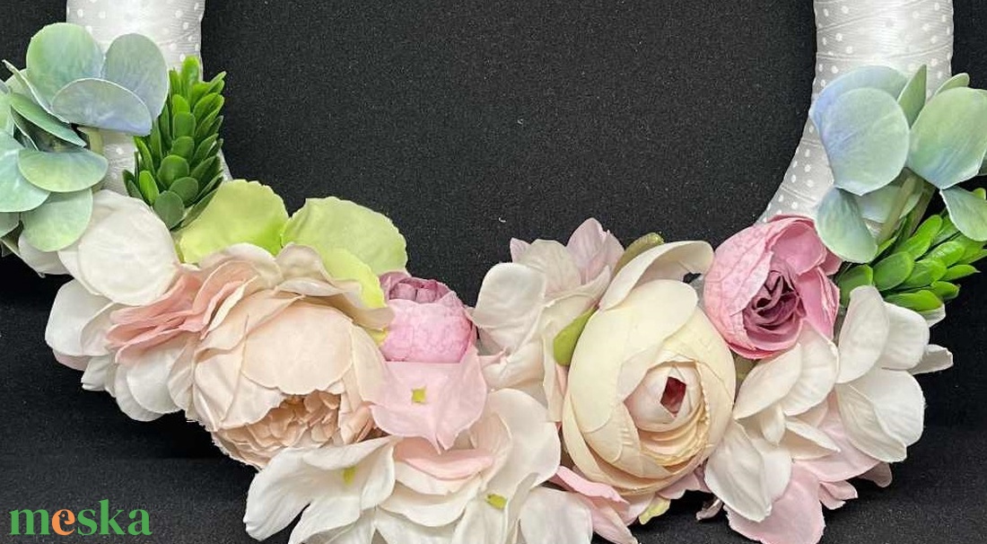 Habos-babos ajtódísz - otthon & életmód - dekoráció - ajtó- és ablak dekoráció - ajtódísz & kopogtató - Meska.hu