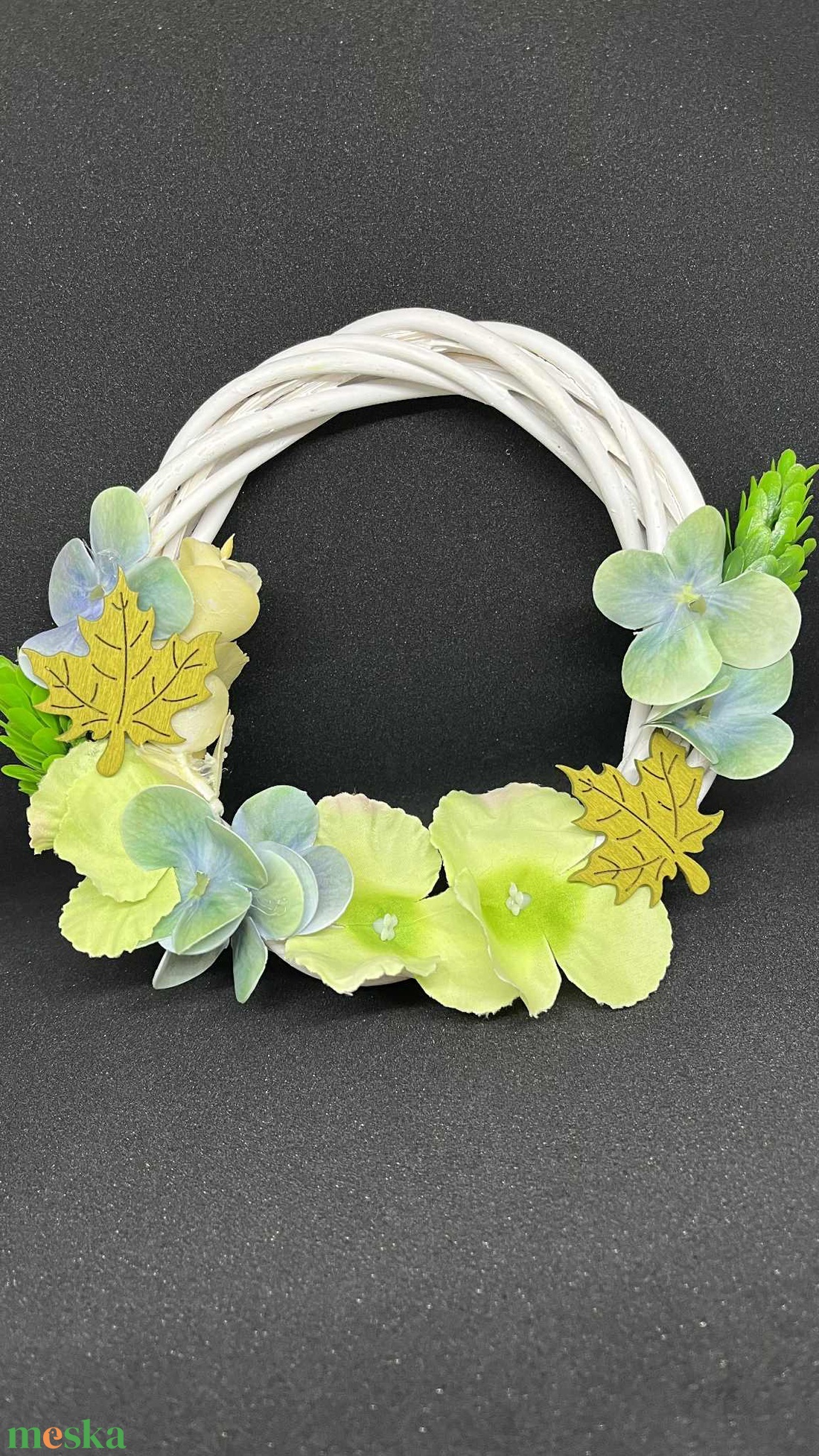 Zöldike ajtódísz - otthon & életmód - dekoráció - ajtó- és ablak dekoráció - ajtódísz & kopogtató - Meska.hu