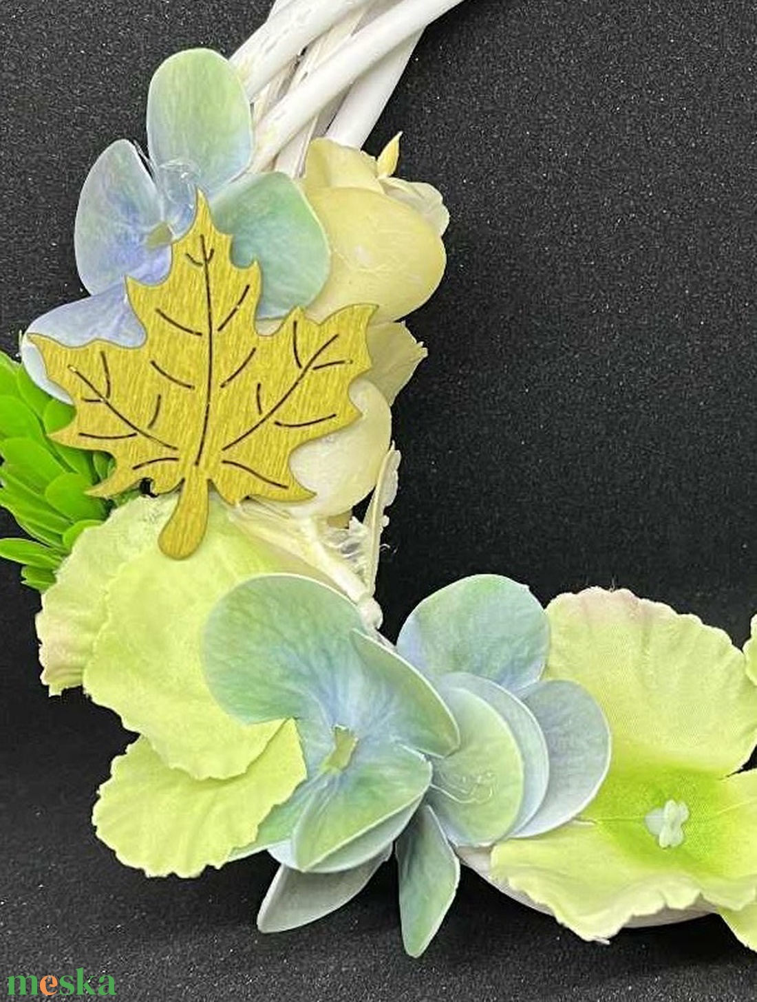 Zöldike ajtódísz - otthon & életmód - dekoráció - ajtó- és ablak dekoráció - ajtódísz & kopogtató - Meska.hu