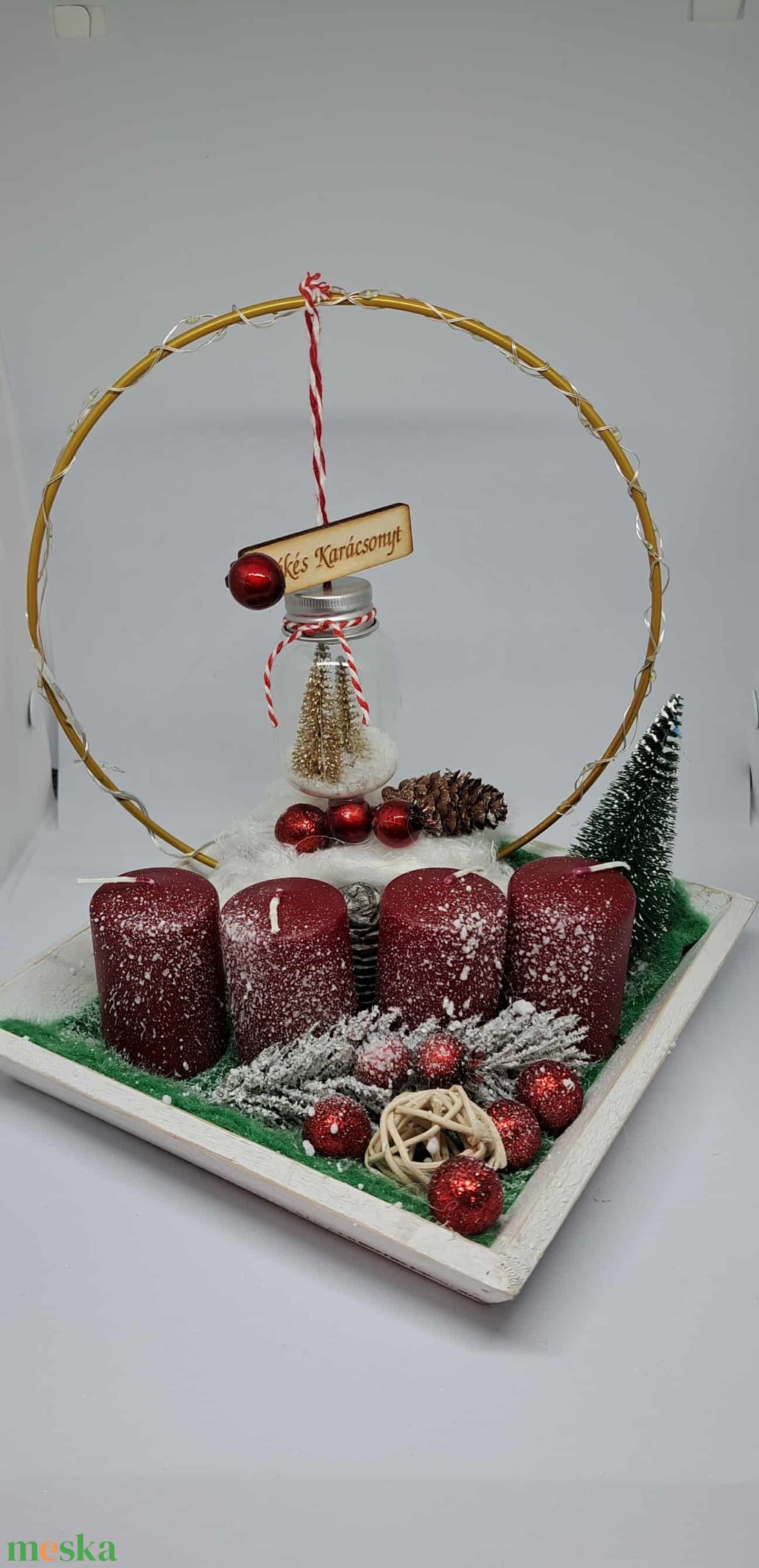 Csendes Éj asztali dísz - otthon & életmód - dekoráció - asztal és polc dekoráció - asztaldísz - Meska.hu