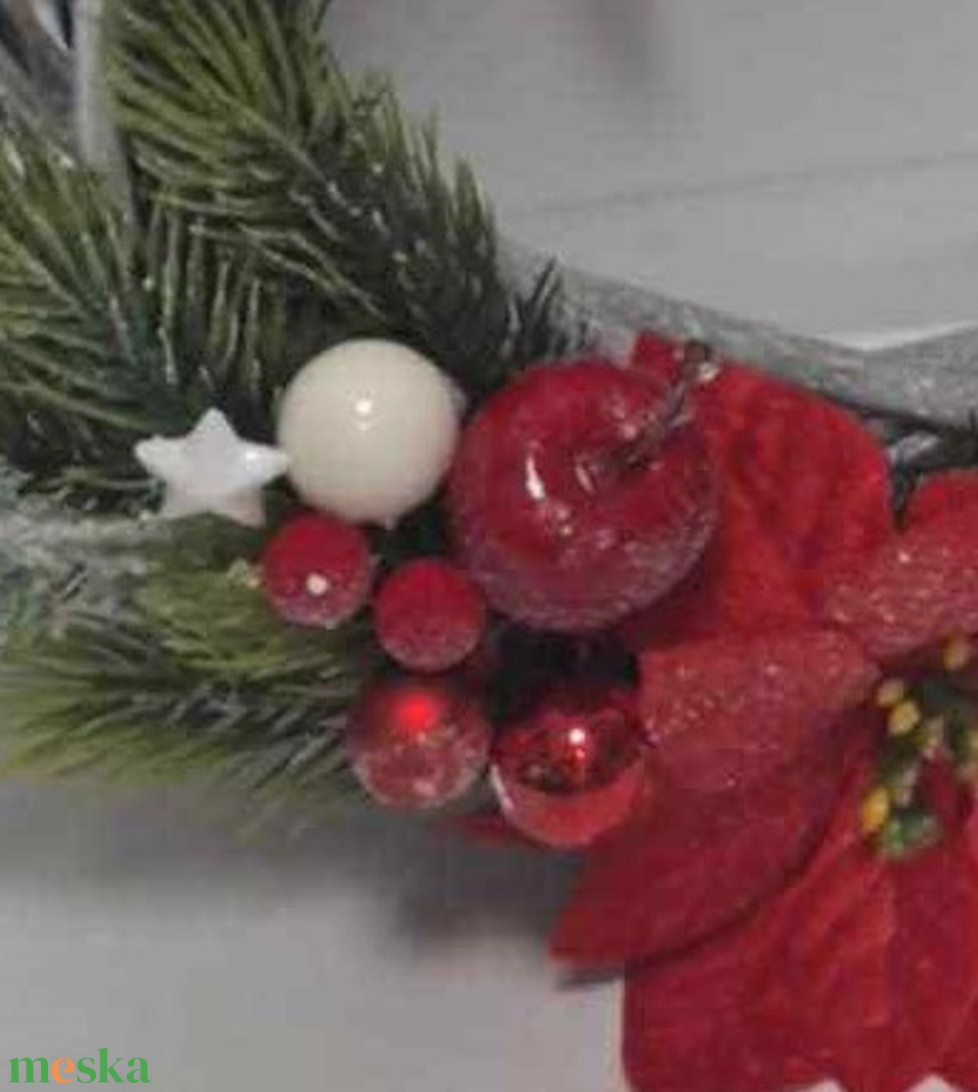 Almás vessző ajtódísz - otthon & életmód - dekoráció - ajtó- és ablak dekoráció - ajtódísz & kopogtató - Meska.hu