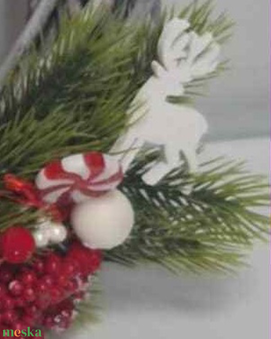 Almás vessző ajtódísz - otthon & életmód - dekoráció - ajtó- és ablak dekoráció - ajtódísz & kopogtató - Meska.hu