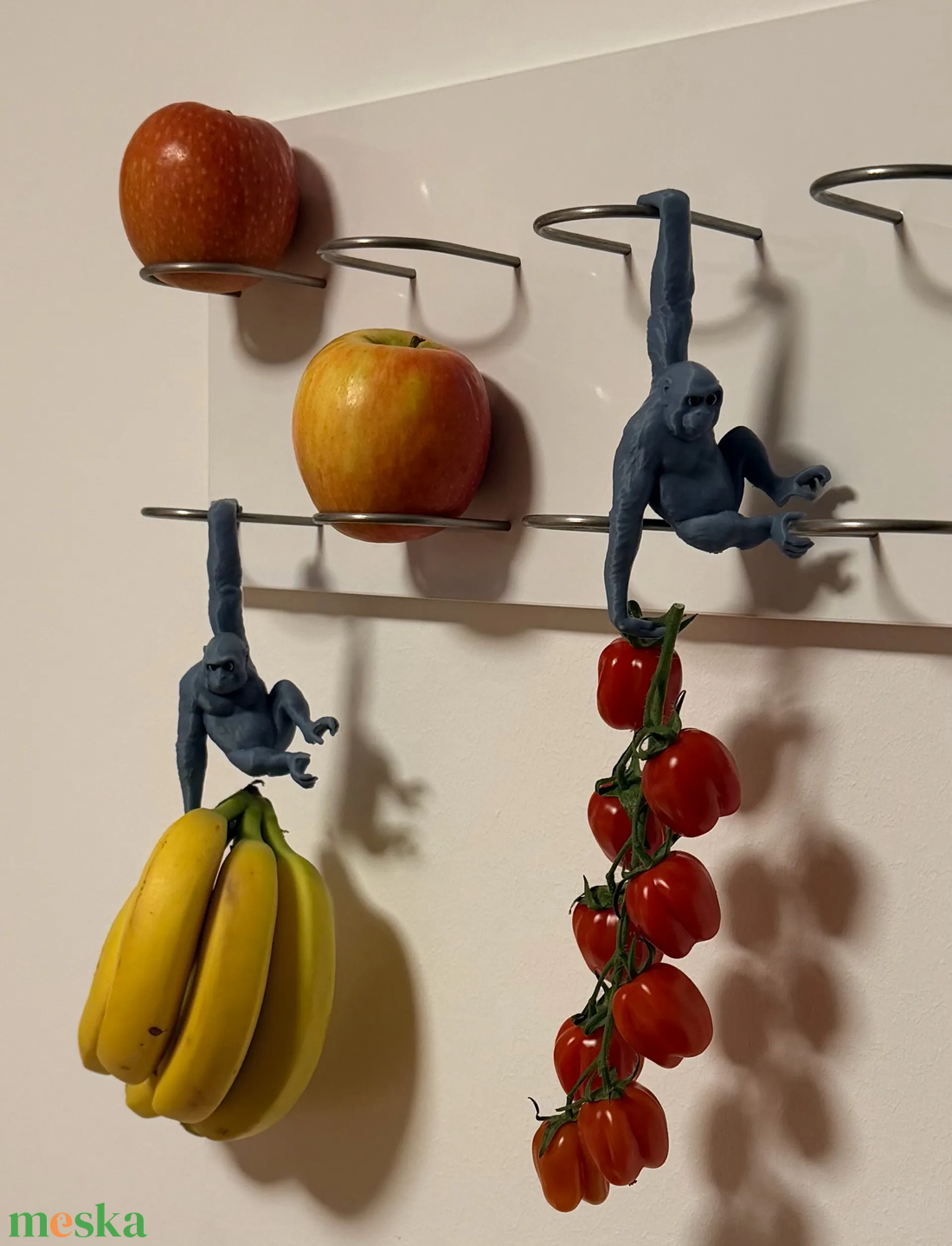 Majomfigura/Monkey Holder for Banana, kitchen, wardrobe - otthon & életmód - dekoráció - dekoratív figurák és szobrok - Meska.hu