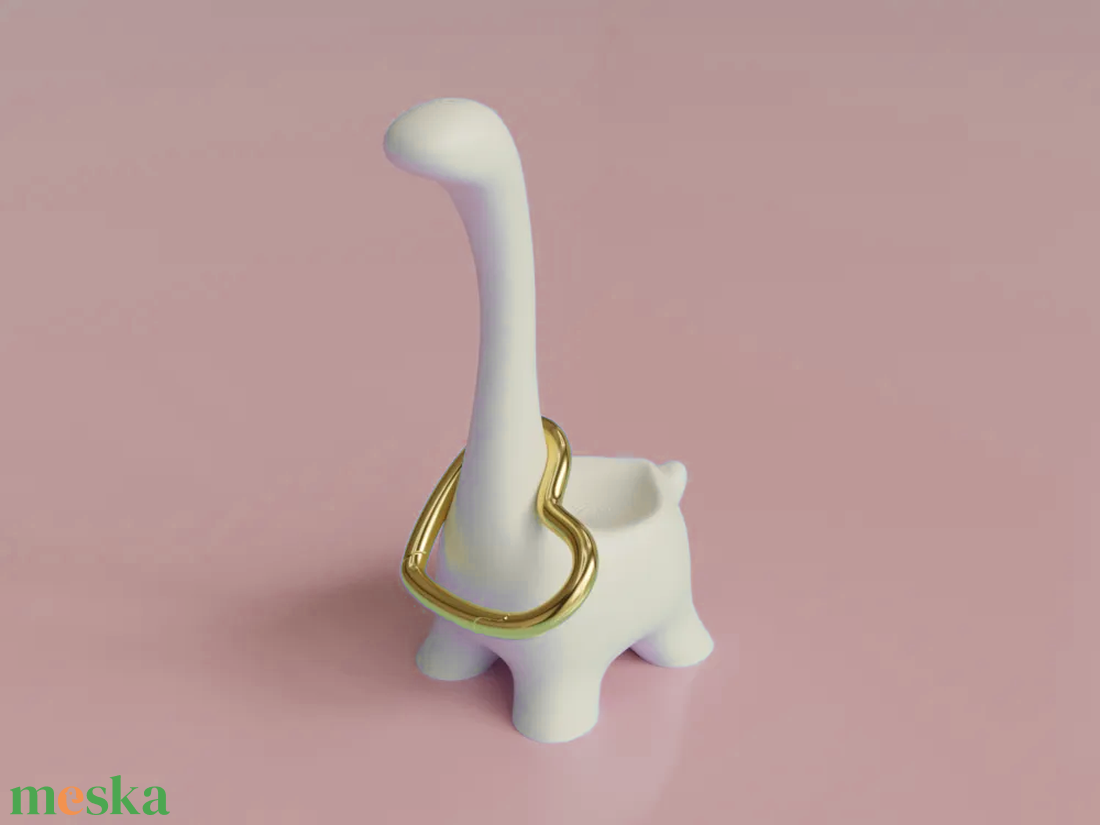 Ringosaurus Gyűrűtartó - ékszer - ékszertartó - ékszertartó állvány - Meska.hu
