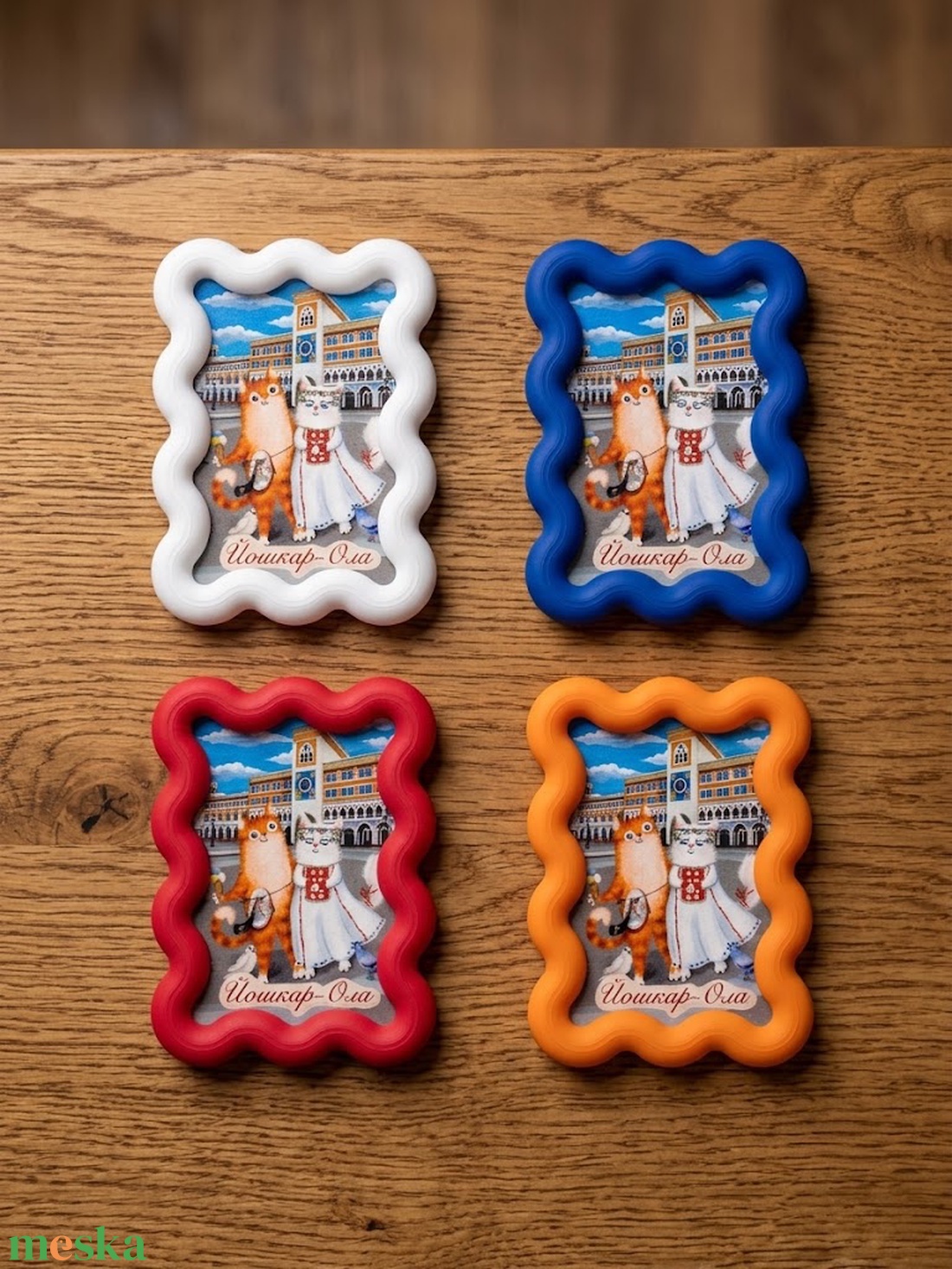 Hullámos Szélű Instax Mini Fényképkeret Hűtőmágnes - otthon & életmód - dekoráció - kép & falikép - képkeret - Meska.hu