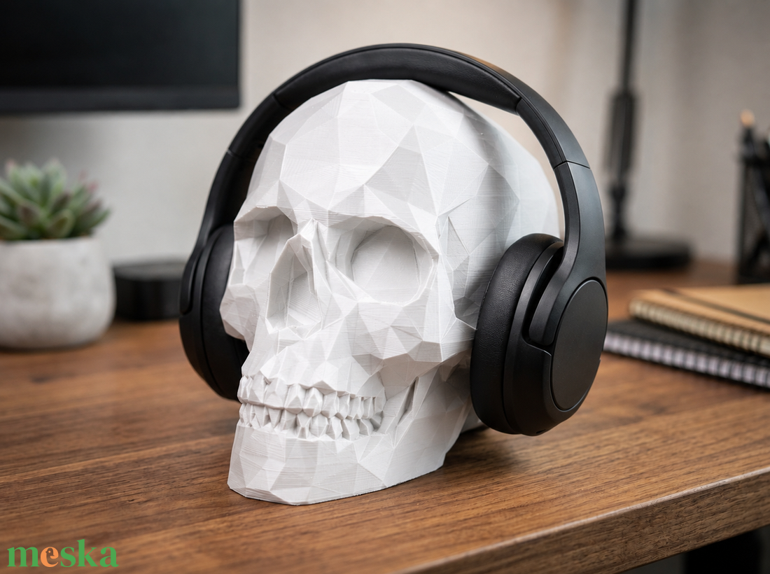 Alacsony Poligonos Koponya / Low Poly Skull - otthon & életmód - dekoráció - dísztárgy - Meska.hu