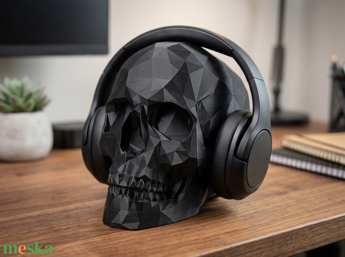 Alacsony Poligonos Koponya / Low Poly Skull - otthon & életmód - dekoráció - dísztárgy - Meska.hu