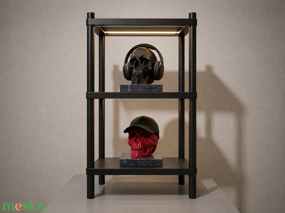 Alacsony Poligonos Koponya / Low Poly Skull - otthon & életmód - dekoráció - dísztárgy - Meska.hu