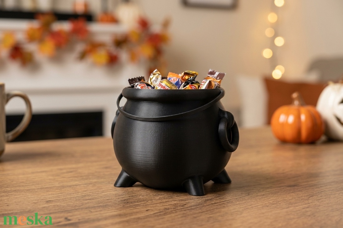 3db Csokit vagy csalunk! Üst / 3pcs Trick or Treat Couldron - otthon & életmód - dekoráció - halloween - halloweeni dekoráció - Meska.hu