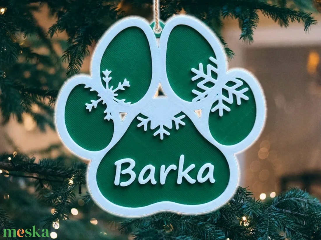Egyedi Kisállat Karácsonyfadísz Névvel / Custom Made Pet Ornament - karácsony - karácsonyi lakásdekoráció - karácsonyfadíszek - Meska.hu