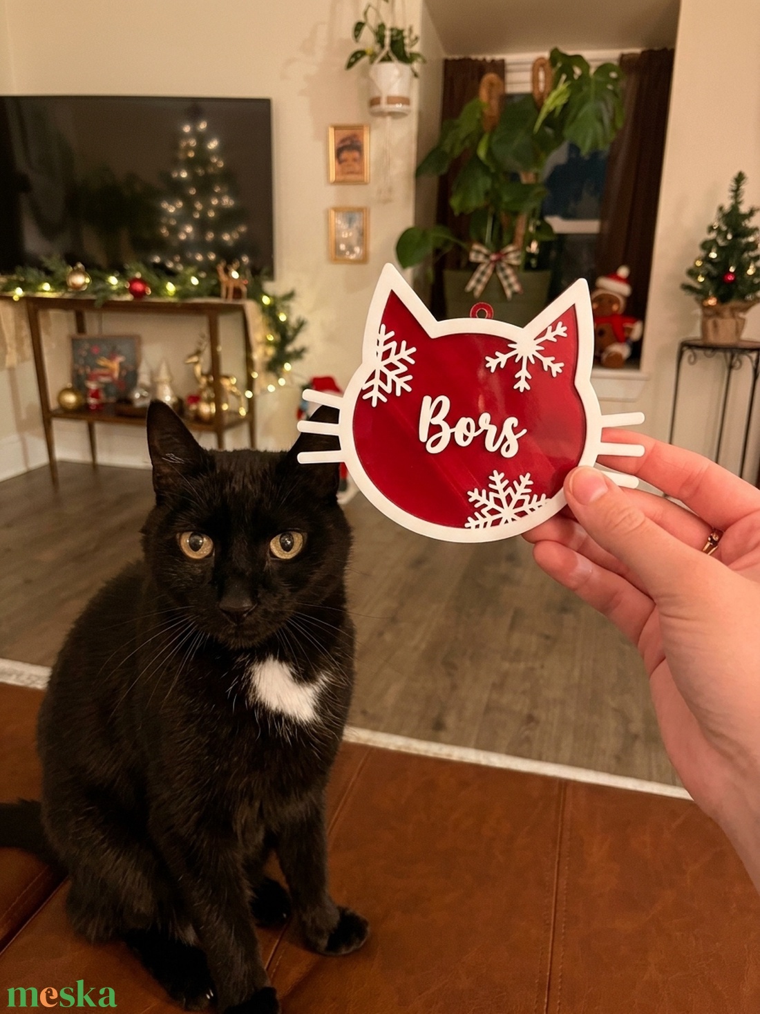Egyedi Kisállat Karácsonyfadísz Névvel / Custom Made Pet Ornament - karácsony - karácsonyi lakásdekoráció - karácsonyfadíszek - Meska.hu