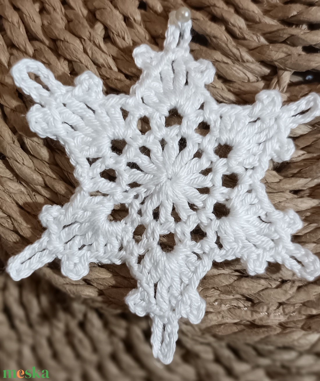 Horgolt hópehely - karácsony - adventi díszek - adventi ablakdekoráció - Meska.hu Horgolt hópehely - karácsony - adventi díszek - adventi ablakdekoráció - Meska.hu