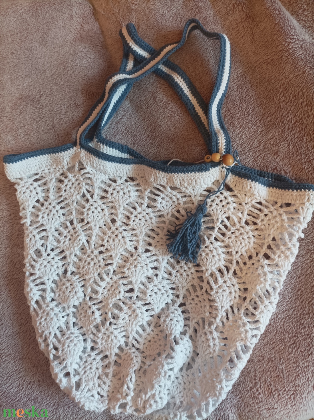 Horgolt cekker, beach bag - esküvő - kiegészítők - táska - Meska.hu Horgolt cekker, beach bag - esküvő - kiegészítők - táska - Meska.hu