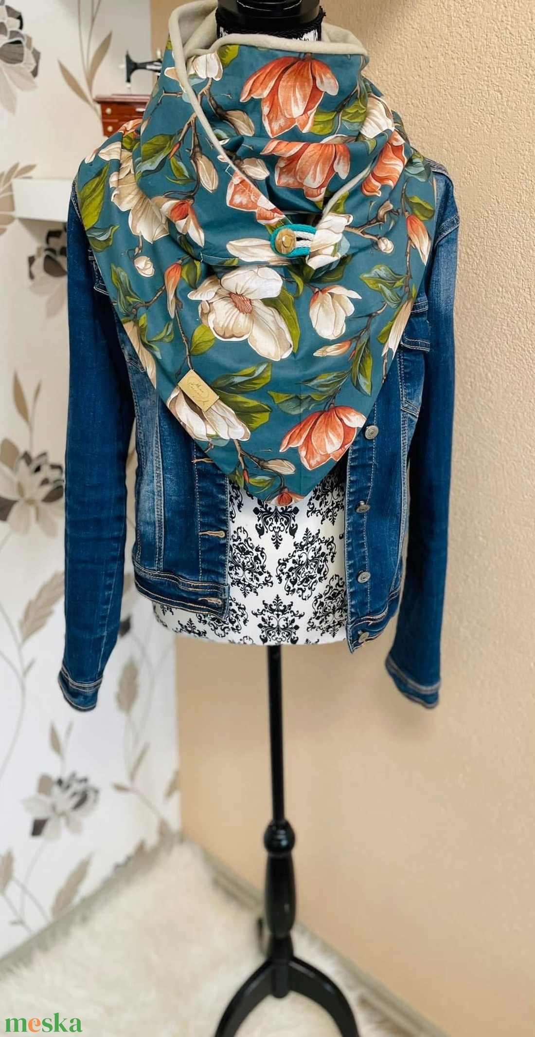 Téli kendő - ruha & divat - sál, sapka, kendő - kendő - Meska.hu