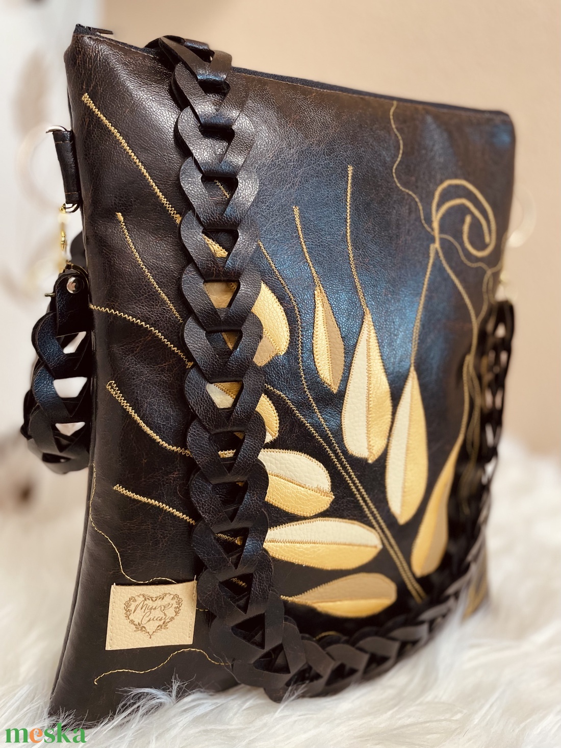 Ősz Aranya oldal táska - táska & tok - kézitáska & válltáska - válltáska - Meska.hu