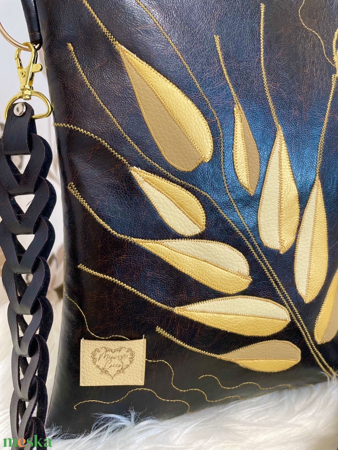 Ősz Aranya oldal táska - táska & tok - kézitáska & válltáska - válltáska - Meska.hu