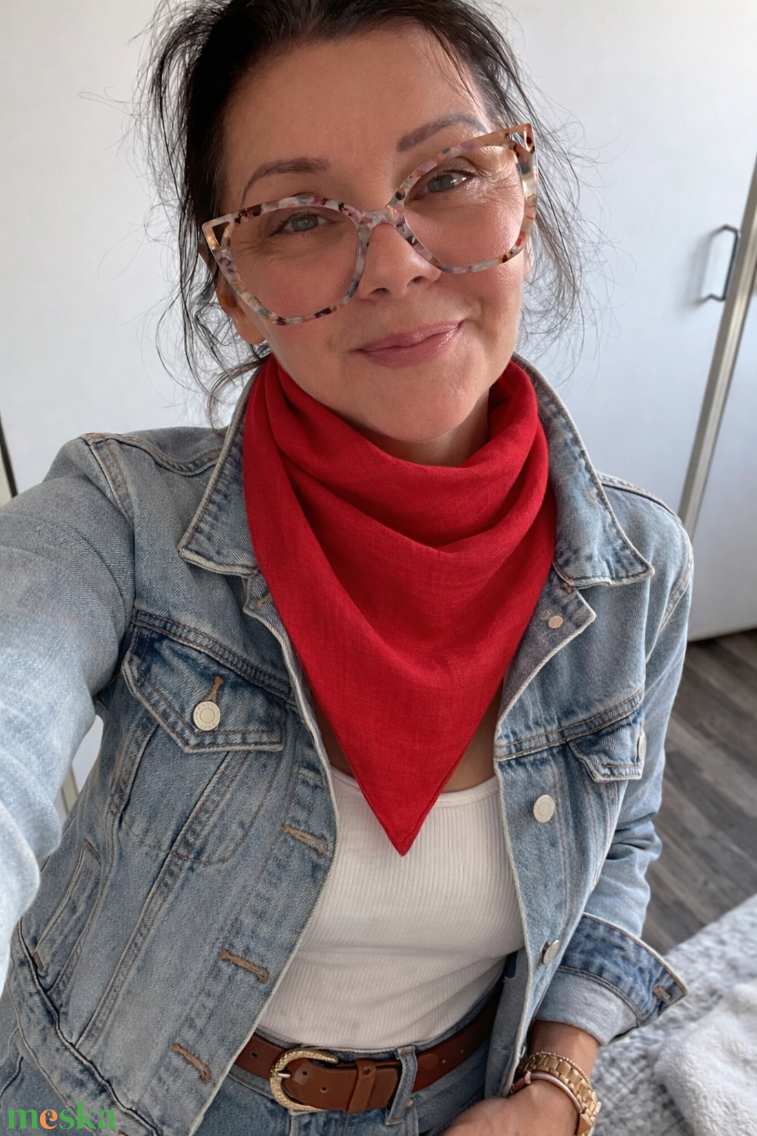 Kendő rózsa - ruha & divat - sál, sapka, kendő - fejpánt - Meska.hu