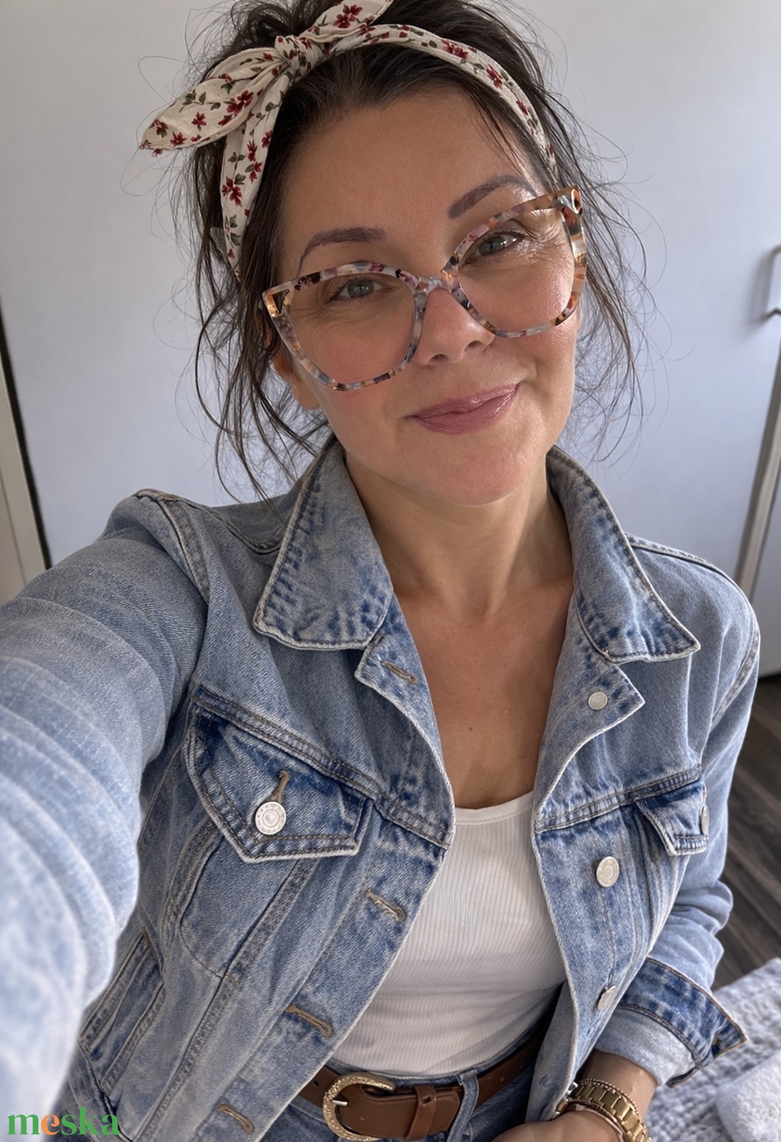 Kendő rózsa - ruha & divat - sál, sapka, kendő - fejpánt - Meska.hu