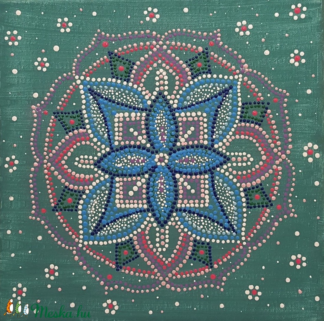 Tisztánlátás, megérzések, bízz belső útmutatásodban mandala -  - Meska.hu