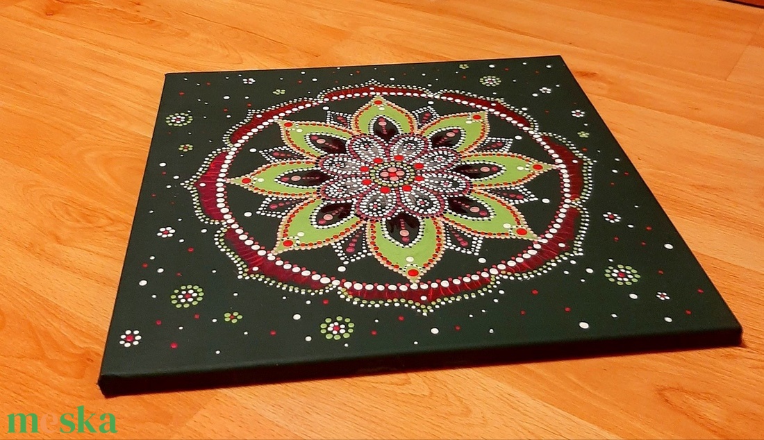 Kövesd a szíved szavát mandala - otthon & életmód - dekoráció - spiritualitás - mandala - Meska.hu