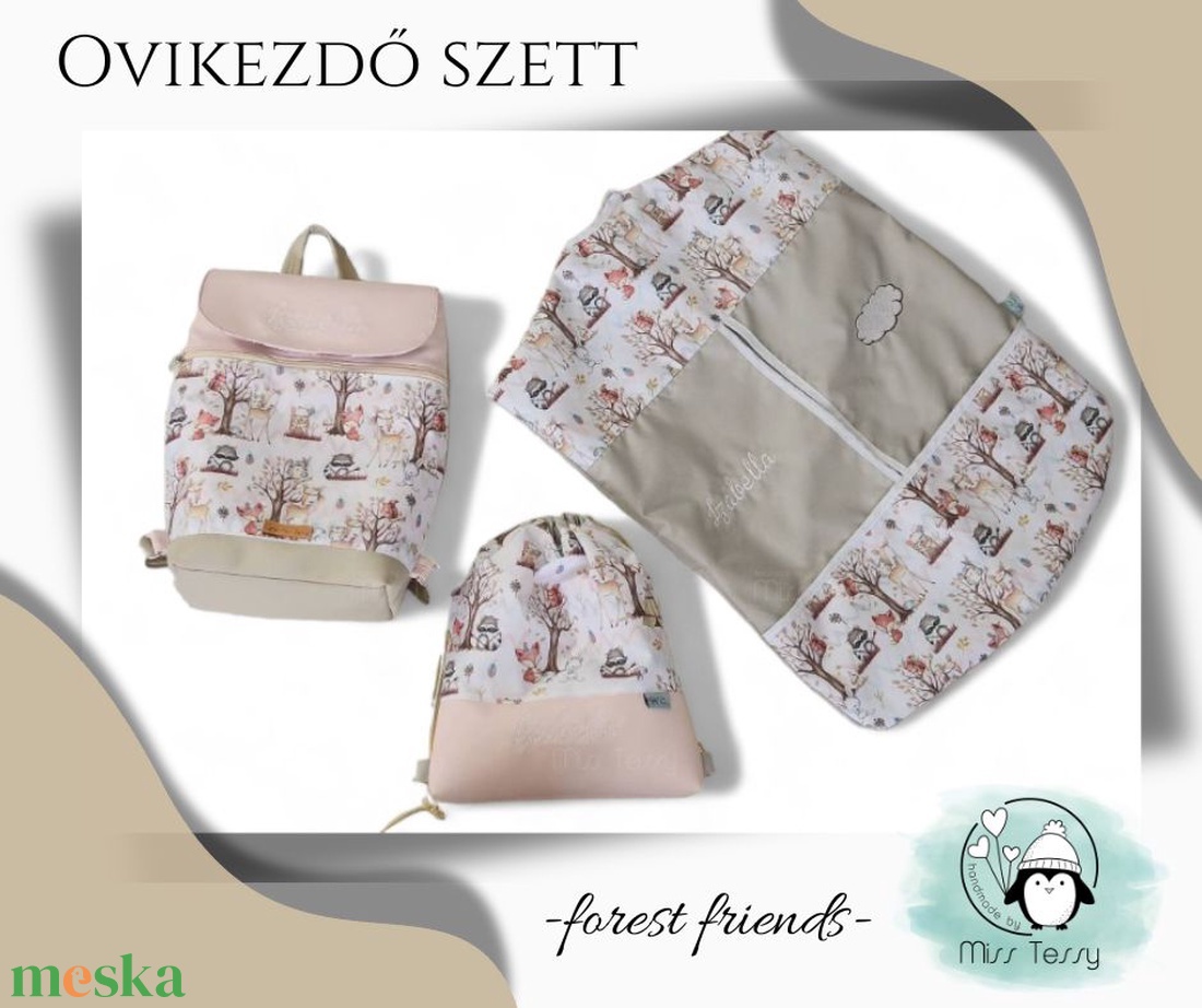 VÍZHATLAN OVIS ZSÁK forest friends - játék & sport - ovis felszerelés - ovis zsák - Meska.hu VÍZHATLAN OVIS ZSÁK forest friends - játék & sport - ovis felszerelés - ovis zsák - Meska.hu