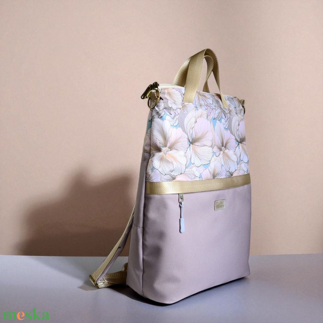 MindentBele Mami Táska - pelenkázótáska - álomvirág - táska & tok - pelenkatáska - kismamatáska - Meska.hu