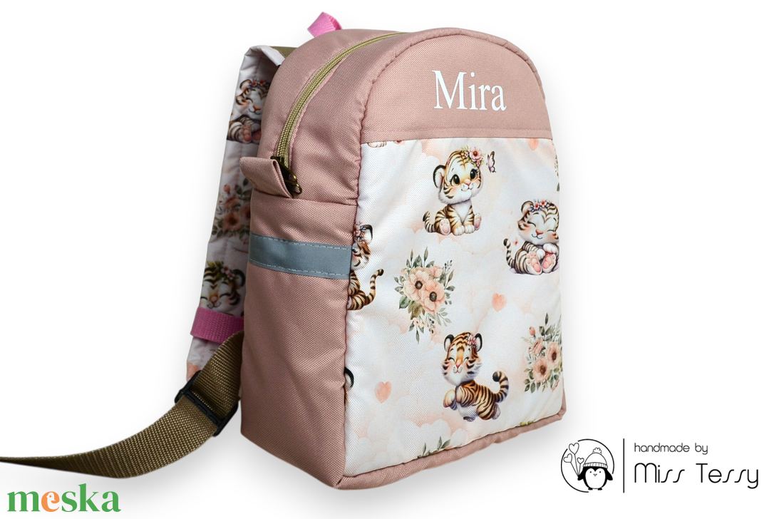 ovis bölcsis hátizsák - mini tigris - játék & sport - ovis felszerelés - ovis hátizsák - Meska.hu