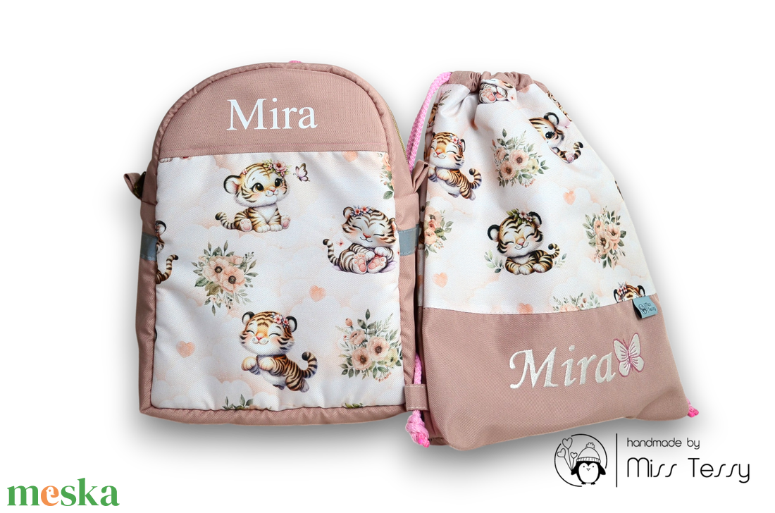 ovis bölcsis hátizsák - mini tigris - játék & sport - ovis felszerelés - ovis hátizsák - Meska.hu