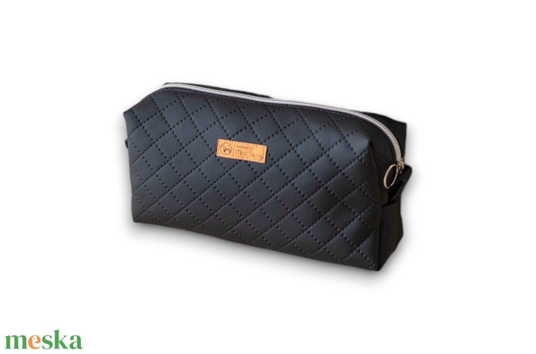 Cipzáras neszeszer Walking Mum midi � black - táska & tok - neszesszer - Meska.hu