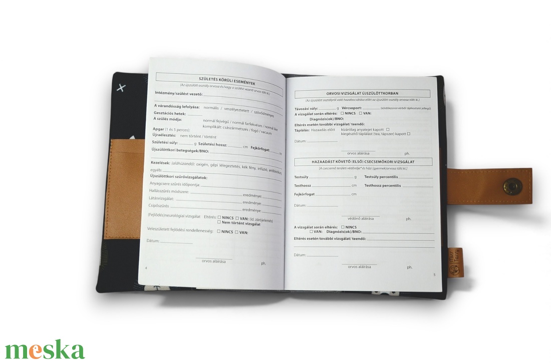 Vízhatlan egészségügyi kiskönyv borító - jungle stars - baba - mama - babaemlékek - egészségügyi kiskönyv borító - Meska.hu