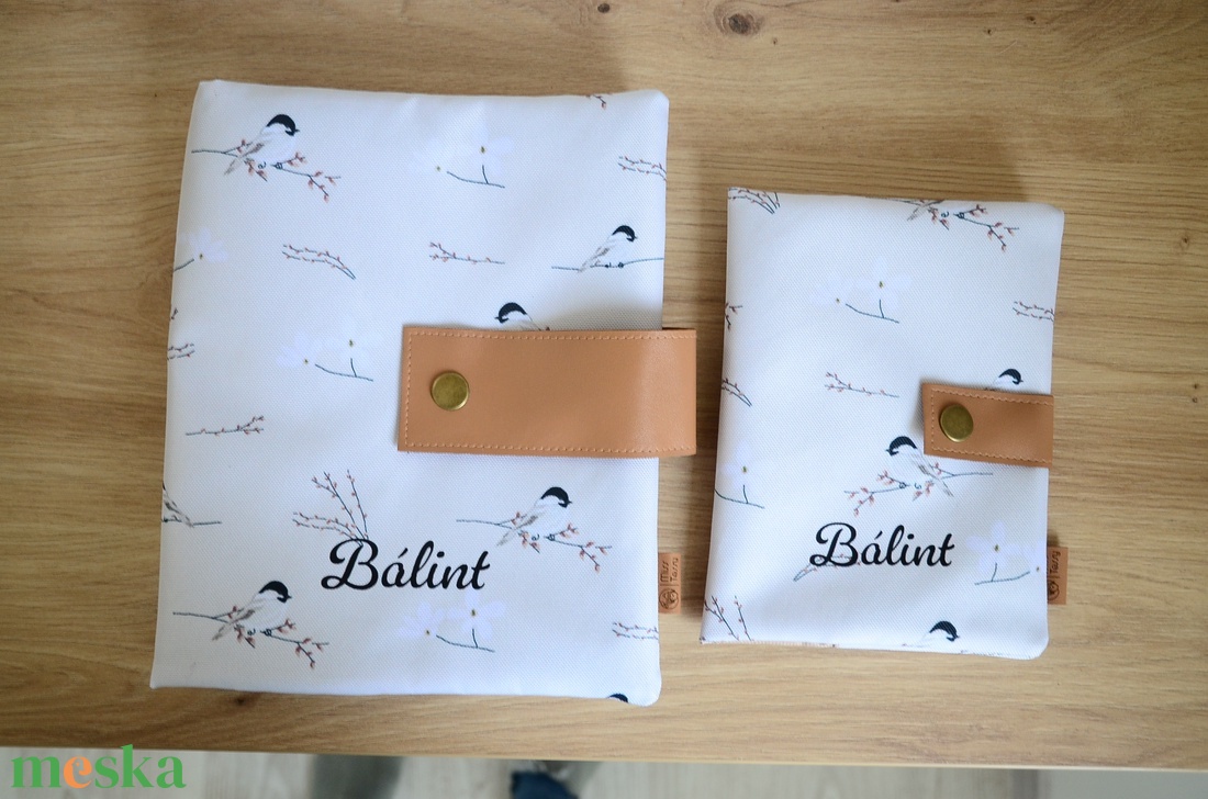 Vízhatlan egészségügyi kiskönyv borító - madárka - baba - mama - babaemlékek - egészségügyi kiskönyv borító - Meska.hu