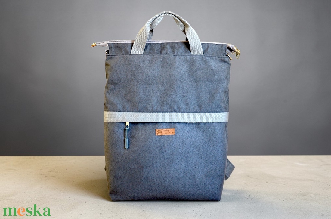 MindentBele Mami Táska - pelenkázótáska - Gray - baba - mama - pelenkázó, babafürdető kellékek - kismamatáska - Meska.hu