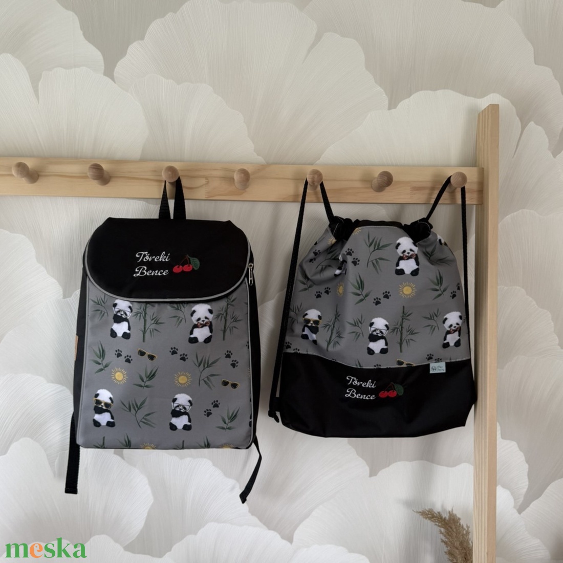Ovis  hátizsák - cool panda - játék & sport - ovis felszerelés - ovis hátizsák - Meska.hu