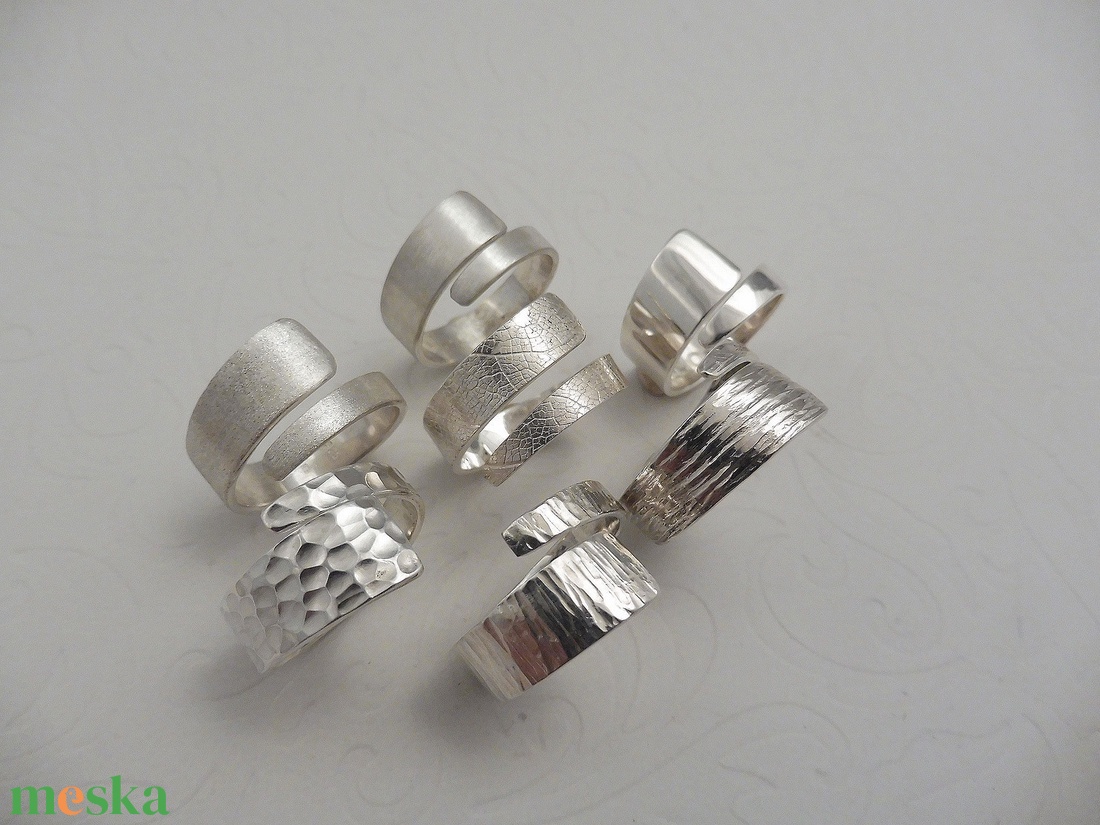 Glossy Ezüst állítható Nyitott Gyűrű - Mithrillion Elegancia - ékszer - gyűrű - kerek gyűrű - Meska.hu Glossy Ezüst állítható Nyitott Gyűrű - Mithrillion Elegancia - ékszer - gyűrű - kerek gyűrű - Meska.hu