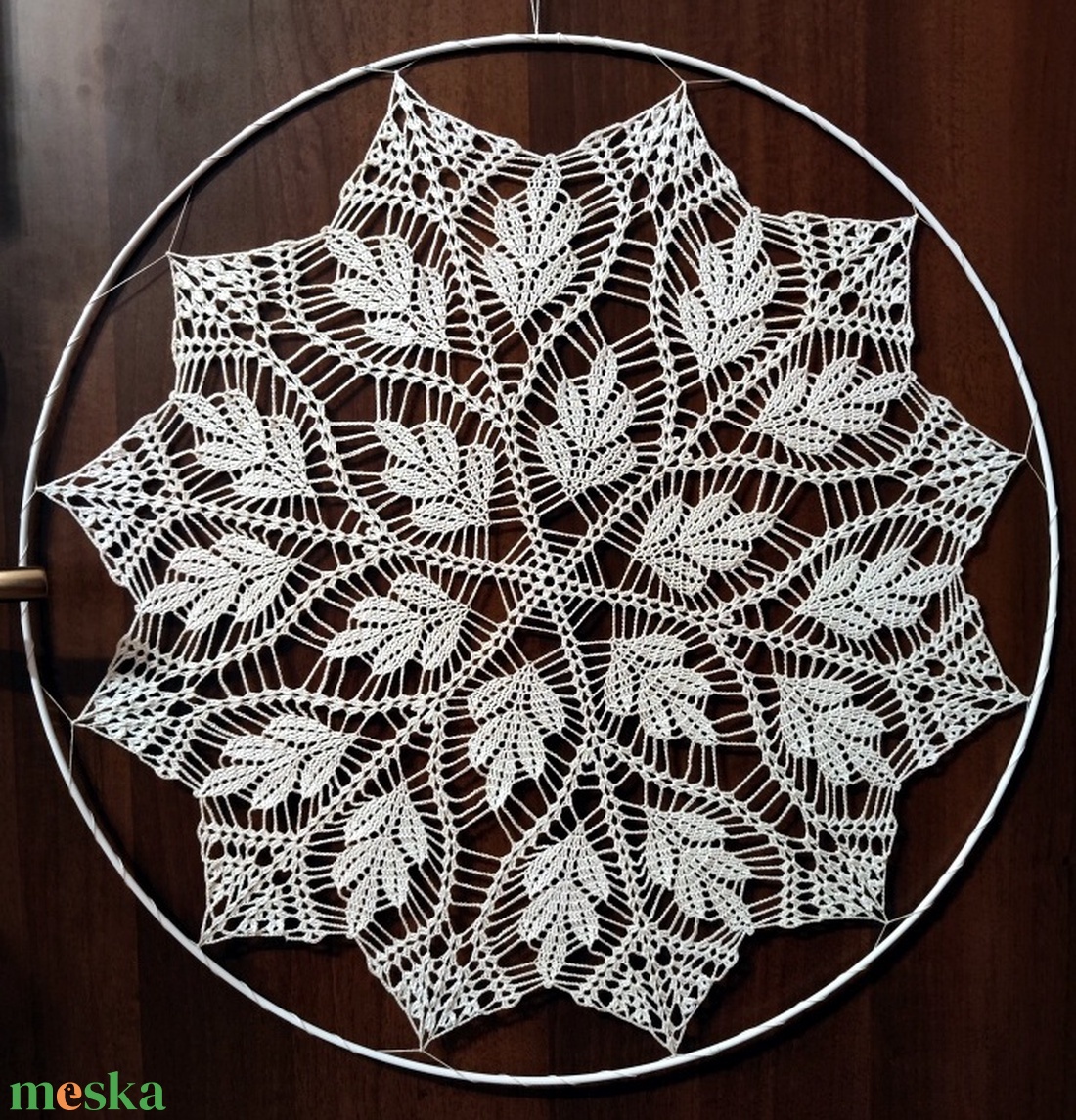 Horgolt fali dísz 603 - 60 cm - otthon & életmód - dekoráció - fali és függő dekoráció - falra akasztható dekor - Meska.hu Horgolt fali dísz 603 - 60 cm - otthon & életmód - dekoráció - fali és függő dekoráció - falra akasztható dekor - Meska.hu