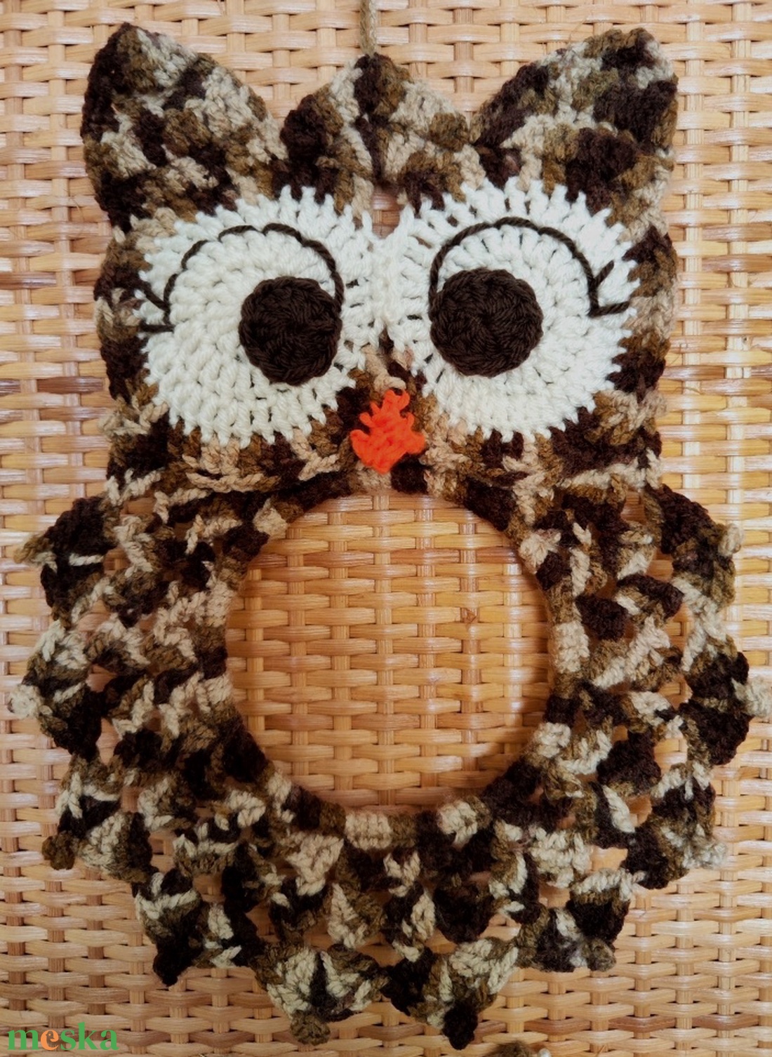 Bagoly - barna foltos - 28 x 20 cm - otthon & életmód - dekoráció - fali és függő dekoráció - függődísz - Meska.hu Bagoly - barna foltos - 28 x 20 cm - otthon & életmód - dekoráció - fali és függő dekoráció - függődísz - Meska.hu