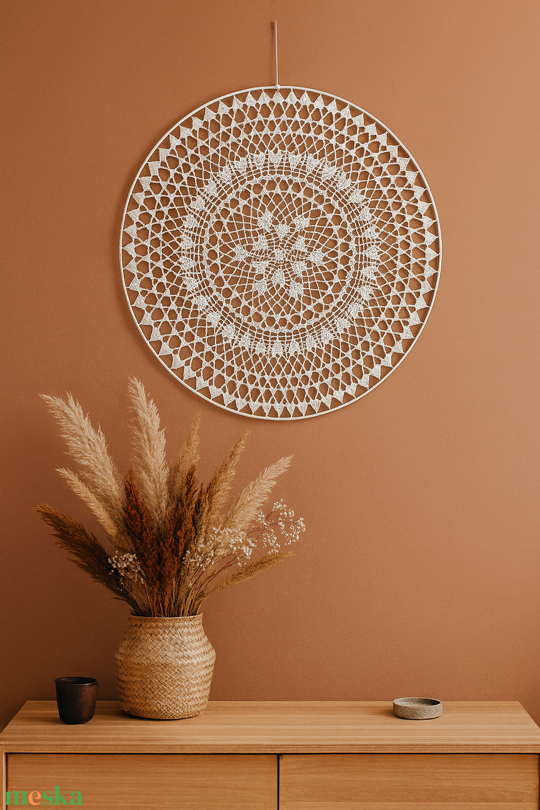 Szívlánc - 60 cm - otthon & életmód - dekoráció - fali és függő dekoráció - falra akasztható dekor - Meska.hu