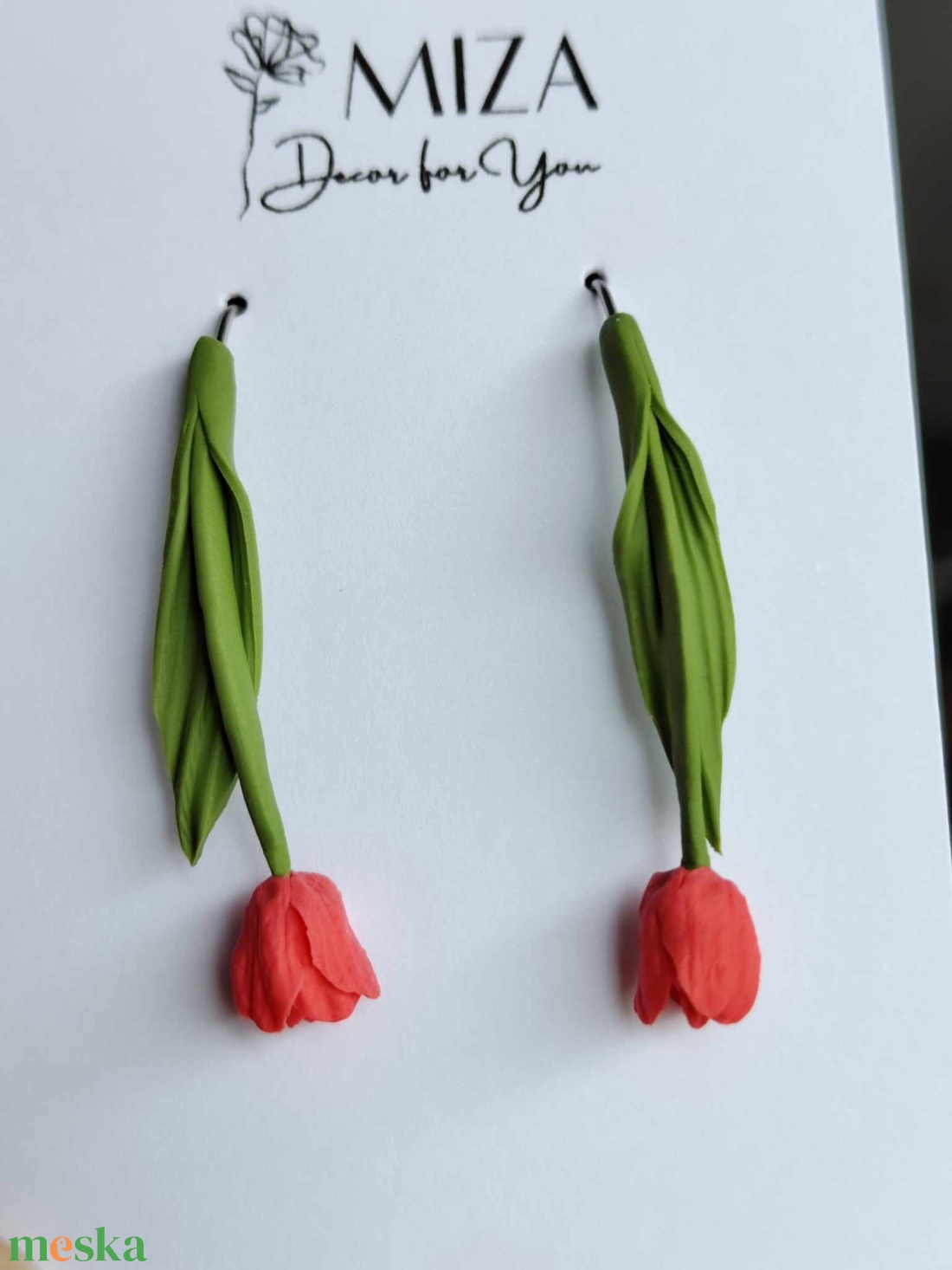 Lógós tulipán fülbevaló - ékszer - fülbevaló - lógó fülbevaló - Meska.hu Lógós tulipán fülbevaló - ékszer - fülbevaló - lógó fülbevaló - Meska.hu