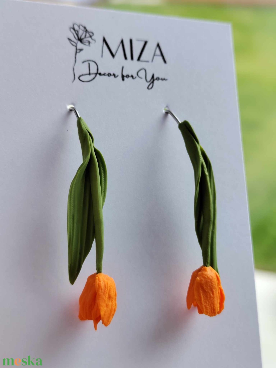 Lógós tulipán fülbevaló - ékszer - fülbevaló - lógó fülbevaló - Meska.hu Lógós tulipán fülbevaló - ékszer - fülbevaló - lógó fülbevaló - Meska.hu