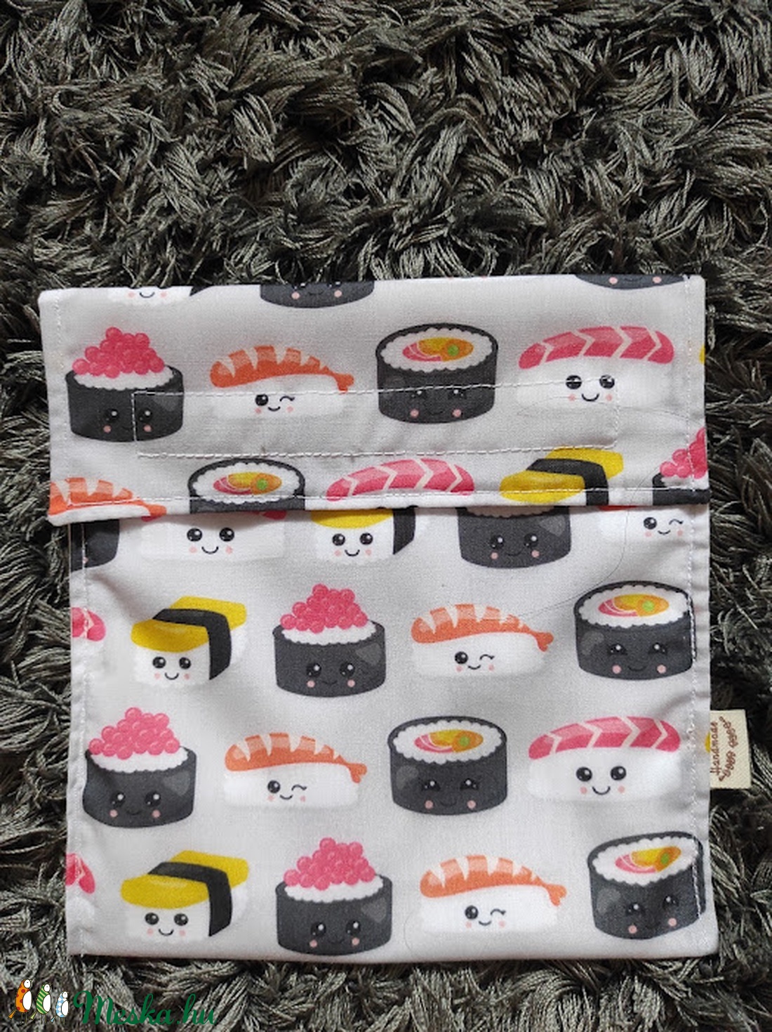 Sushi mintás újra felhasználható,zero waste ,mosható uzsonna tasak,nasi tasak - otthon & lakás - konyhafelszerelés - Meska.hu Sushi mintás újra felhasználható,zero waste ,mosható uzsonna tasak,nasi tasak - otthon & lakás - konyhafelszerelés - Meska.hu