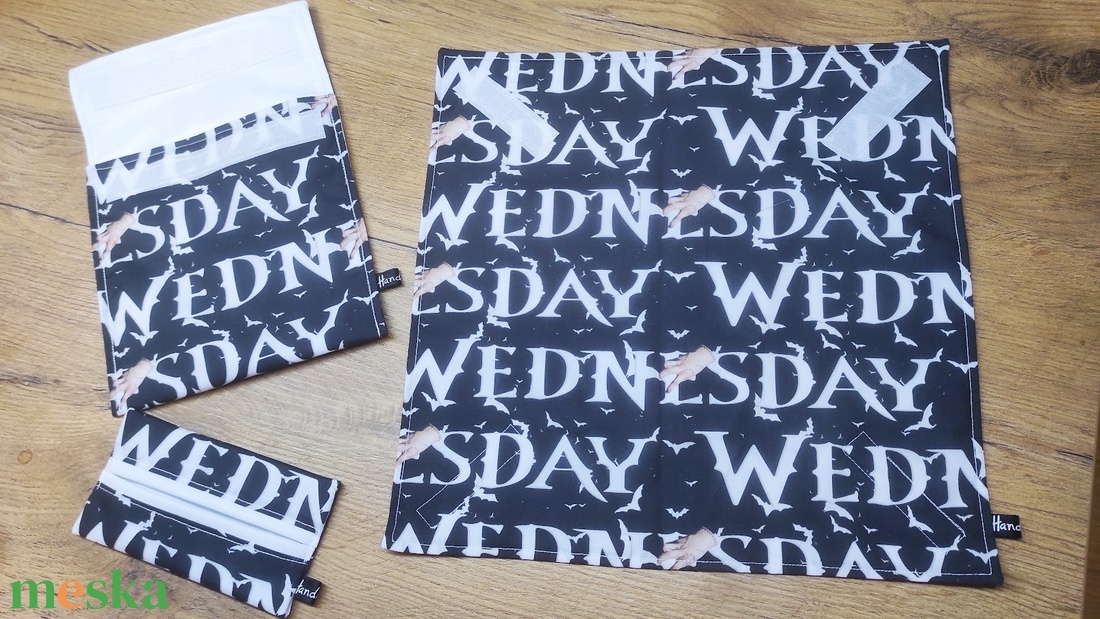 Wednesday mintás szett, zsepitartó és újraszalvéta,textilszalvéta tízórai,uzsonna csomagolására+uzsonnatasak - otthon & életmód - konyhafelszerelés, tálalás - konyhai textil - szalvéta - Meska.hu Wednesday mintás szett, zsepitartó és újraszalvéta,textilszalvéta tízórai,uzsonna csomagolására+uzsonnatasak - otthon & életmód - konyhafelszerelés, tálalás - konyhai textil - szalvéta - Meska.hu